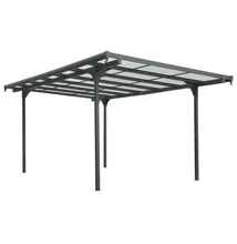 alumínium pergola LANITPLAST ALU 53 antracit + clear PC LG4148