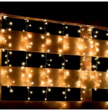 Micro LED-es cluster fényfüggöny, melegfehér, 8pr.