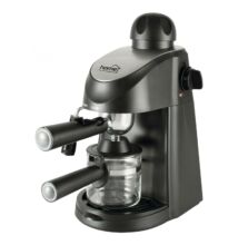 Home HG PR 06 eszpesszó kávéfőző, teljesítmény: 800 W, 3,5 bar nyomás, alkalmas 4 csésze kávé elkészítéséhez, tejhabosítóval, 