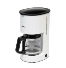 Midea MA-D1502AW kávéfőző, 1000 W, 1,25 literes, melegentartó talapzat, Pause 'n Serve funkció, fehér-fekete