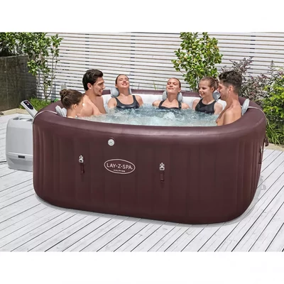 Bestway Lay-Z-Spa Maldives Hidromasszázs medence Spa Jakuzzi 201 × 201 × 80 cm(6001U/HMC 025)
