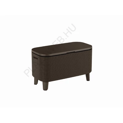 Keter Bevy Bar Cool kerti asztal, barna rattan (610312)