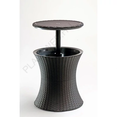 Keter Cool Bar Rattan kerti asztal, whiskey barna szín (610344)