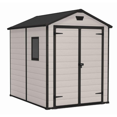 Keter MANOR 6 x 8 DD kerti tároló bézs, padlóval (610621)