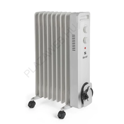 G21 Merapi olajradiátor fehér, 9 elem, 2000 W (777061)