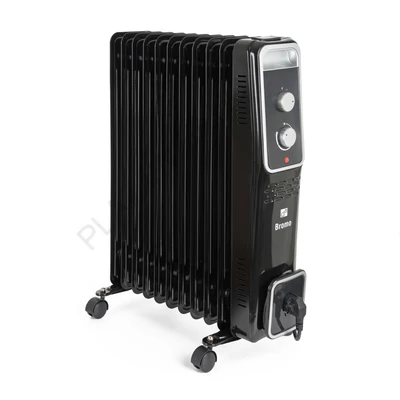 G21 Bromo olajradiátor fekete, 11 elem, 2500 W (777065)