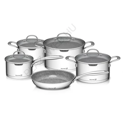 G21 Gourmet Miracle 9 darabos edénykészlet  rozsdamentes acél / greblon 60022154