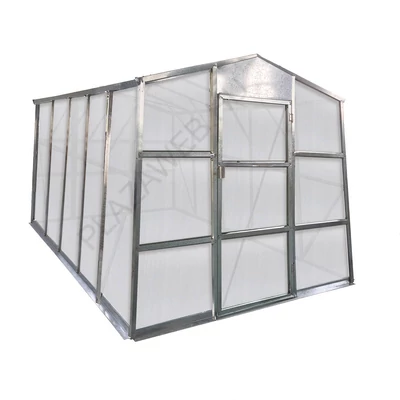 Üvegház G21 GZ 59 - 251 x 311 cm, galvanizált, alapzattal