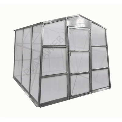 Üvegház G21 GZ 48 - 251 x 191 cm, galvanizált, alapzattal