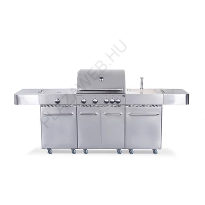 G21 Arizona BBQ Premium Line gázgrill, 6 égőfej + nyomáscsökkentő (6390330)