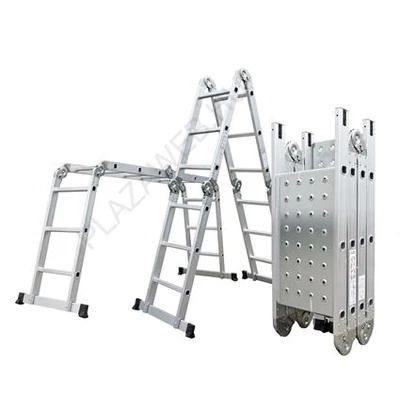G21 GA-SZ-4x3-3,7M többfunkciós ALUMINIUM létra + dobogó (6390467)