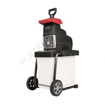 Scheppach GS 60 - Elektromos ágaprító 3000 W motorral, átlátszó gyűjtőedénnyel, hengeres (5904403901)