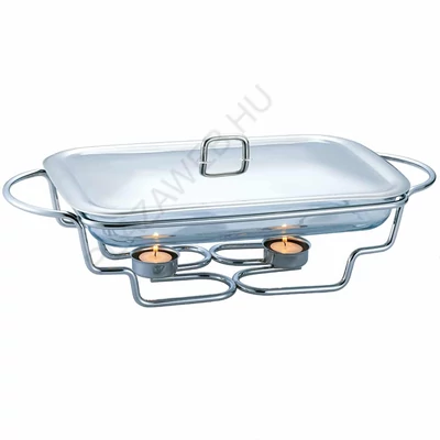 BerlingerHaus Melegentartó, téglalap (3 L) Black Silver Collection (BH/1381)