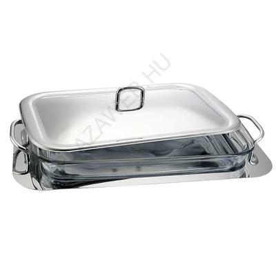 BerlingerHaus Tálaló, téglalap (3 L) Black Silver Collection (BH/1386)