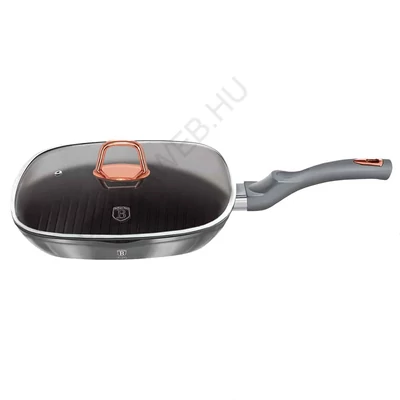 BerlingerHaus Grill serpenyő fedővel (28 cm) Moonlight Collection (BH/6005)