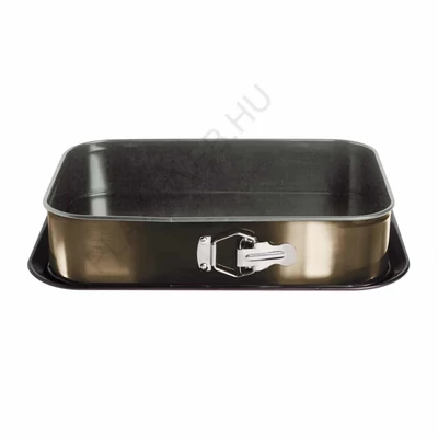 BerlingerHaus Szögletes tortaforma Metallic Line Shiny Black Edition (BH/6809A)