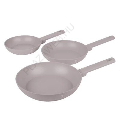 BerlingerHaus 3 részes serpenyő szett Taupe Collection (BH/8108)