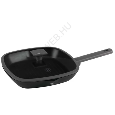 BerlingerHaus Grill serpenyő fedővel (28 cm) Antracit Collection (BH/8127)