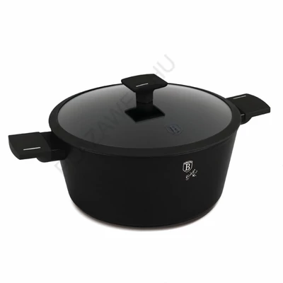 BerlingerHaus Lábas fedővel (8 L) Matte Black Collection (BH/8190)