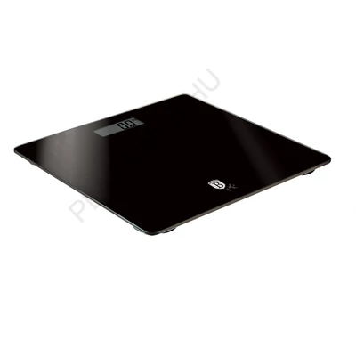 BerlingerHaus Személymérleg (150 kg) Matte Black Collection (BH/9040)