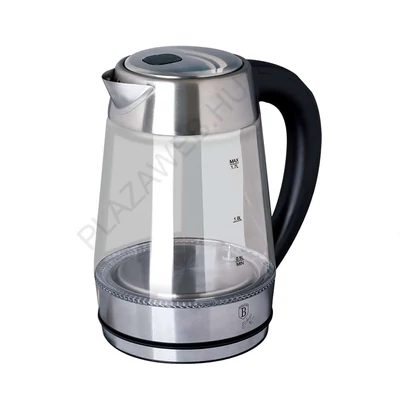 BerlingerHaus Elektromos üveg vízforraló (2200 W) Black Silver Collection (BH/9127)