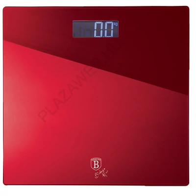 BerlingerHaus Személymérleg (150 kg) Metallic Line Burgundy Edition (BH/9351)