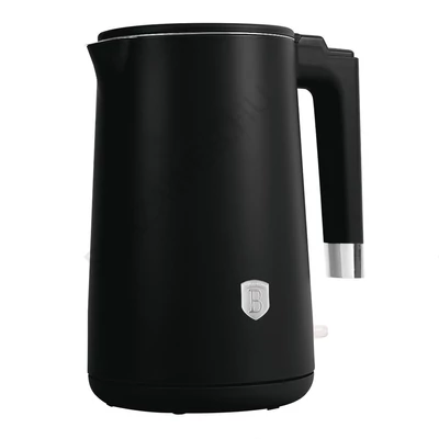 BerlingerHaus Elektromos, hőfok kijelzővel ellátott vízforraló (2200 W) Matte Black Collection (BH/9589)
