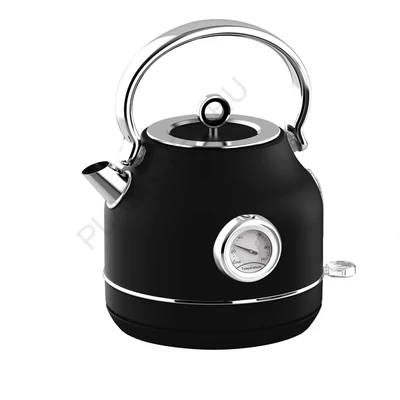 BerlingerHaus Elektromos, hőfok kijelzővel ellátott vízforraló (2200 W) Matte Black Collection (BH/9640)