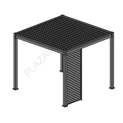 Rojaplast bioklimatikus pergolához vízszintes árnyékpanel (kiegészítő) - 1 M (1235)