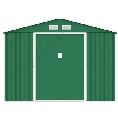ROJAPLAST Archer &quot;D&quot; green fém kerti ház, tároló - 277 x 255 x 202 cm, zöld  (A255-1)