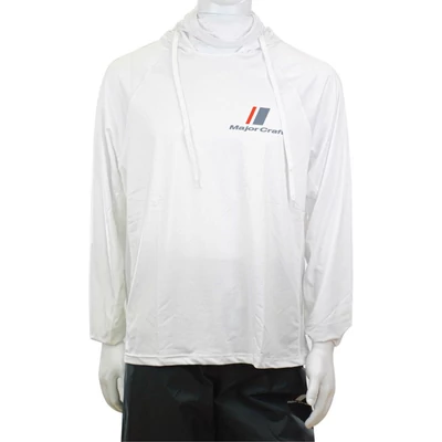MAJOR CRAFT SUN PROTECTION HOODIE UV ÁLLÓ KAPUCNIS FELSŐ 3L White