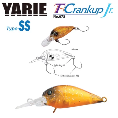 YARIE T-CRANKUP JR 675 TYPE SS 28mm 2.1gr C19 YM Brown
