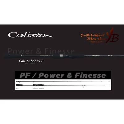 YAMAGA CALISTA 86M/PF POWER FINESS 2.573m 28gr Fuji Titanium Torzite