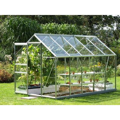 üvegház VITAVIA VENUS 6200 tiszta üveg 3 mm ezüst színű LG1028 üvegház VITAVIA VENUS 6200 tiszta üveg 3 mm ezüst színű LG1028