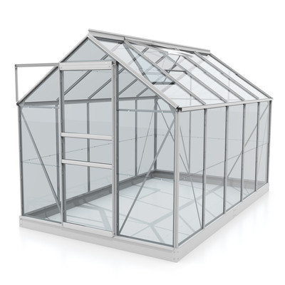 üvegház VITAVIA VENUS 6200 tiszta üveg 3 mm ezüst színű LG1028 üvegház VITAVIA VENUS 6200 tiszta üveg 3 mm ezüst színű LG1028