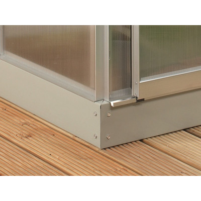 üvegház VITAVIA VENUS 6200 tiszta üveg 3 mm ezüst színű LG1028 üvegház VITAVIA VENUS 6200 tiszta üveg 3 mm ezüst színű LG1028