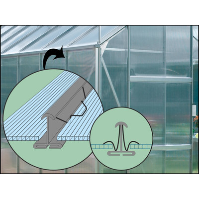 üvegház VITAVIA VENUS 6200 PC 4 mm ezüst színű LG267 üvegház VITAVIA VENUS 6200 PC 4 mm ezüst színű LG267