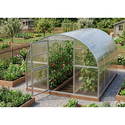 üvegház LANITPLAST TIBERUS 3x4 m PC 4 mm LG2834