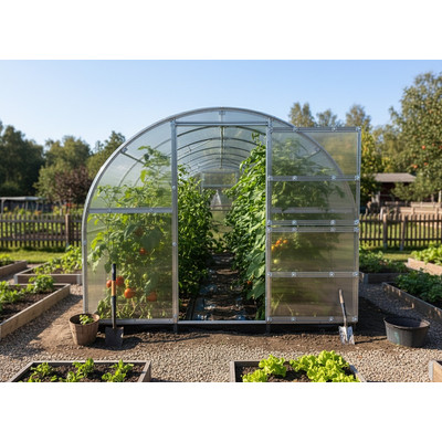 üvegház LANITPLAST TIBERUS 3x6 m PC 4 mm LG2860 üvegház LANITPLAST TIBERUS 3x6 m PC 4 mm LG2860