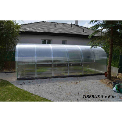 üvegház LANITPLAST TIBERUS 3x6 m PC 4 mm LG2860 üvegház LANITPLAST TIBERUS 3x6 m PC 4 mm LG2860