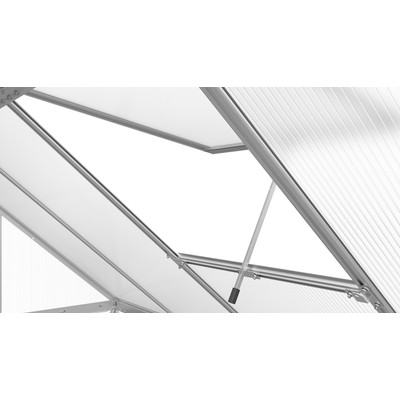 üvegház LANITPLAST SARANA 6x10 PC 4 mm ezüst színű LG4272 üvegház LANITPLAST SARANA 6x10 PC 4 mm ezüst színű LG4272