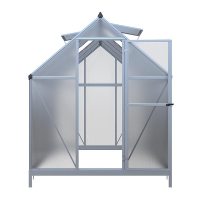 üvegház LANITPLAST SARANA 6x12 PC 4 mm ezüst színű LG4276