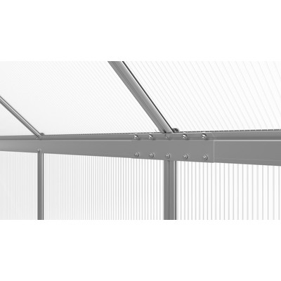 üvegház LANITPLAST SARANA 6x12 PC 4 mm ezüst színű LG4276