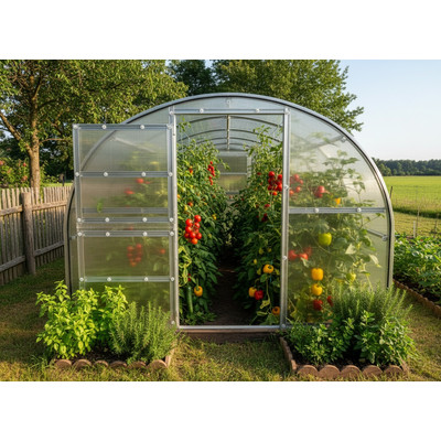 üvegház LANITPLAST KYKLOP2 3x4 m PC 4 mm LG4336 üvegház LANITPLAST KYKLOP2 3x4 m PC 4 mm LG4336
