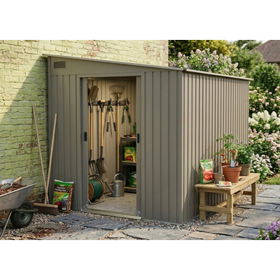 bádog kerti ház LANITPLAST WANDHAUS 78 WARM GREY LG4360 bádog kerti ház LANITPLAST WANDHAUS 78 WARM GREY LG4360