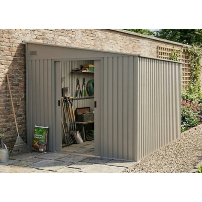 bádog kerti ház LANITPLAST WANDHAUS 911 WARM GREY LG4361
