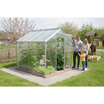 üvegház LANITPLAST LIMES Viva V6/3 1,97x3 m PC 4 mm LG4697