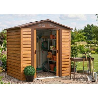 fém kerti ház LANITPLAST MAXTORE WOOD 65 LG2300 fém kerti ház LANITPLAST MAXTORE WOOD 65 LG2300