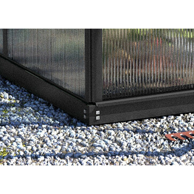 üvegház VITAVIA TRITON 5000 PC 6 mm fekete színű LG3670