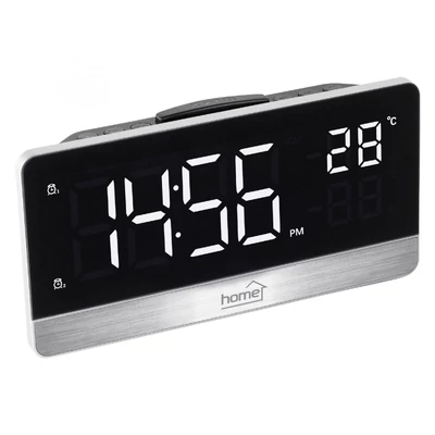 Digitális LED ébresztőóra rádióval